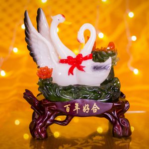 Love Swan Pair Decorative