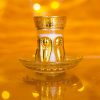 glass candle holder