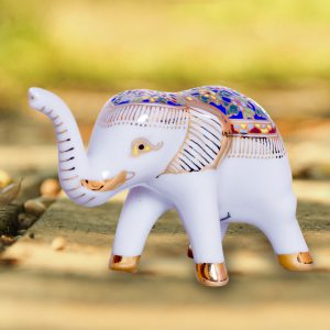 Buy Wooden Elephant Stand Showpiece