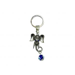 Evil Eye Ganesha keychain