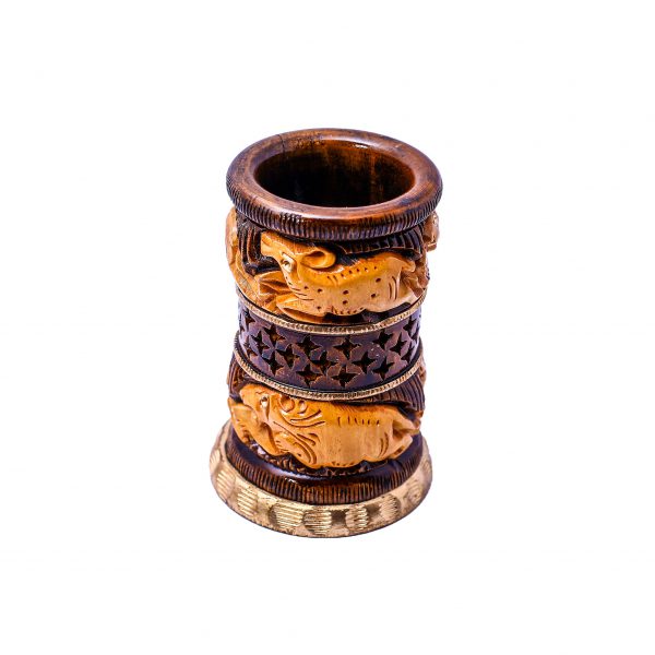 wooden pen stand