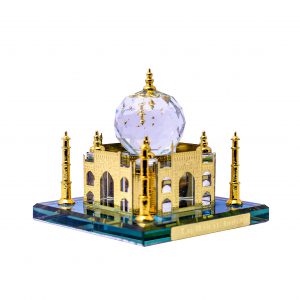 Miniature of Taj Mahal with multicolor effect to grace your office and home décor