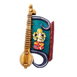 Ganesha with Veena Wall Hanging
