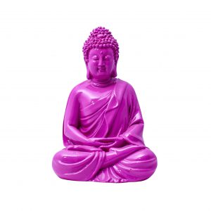 Purple buddha statue