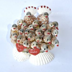 Handmade Bird Family Decorative