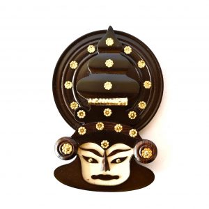 Wooden Kathakali Face Showpiece