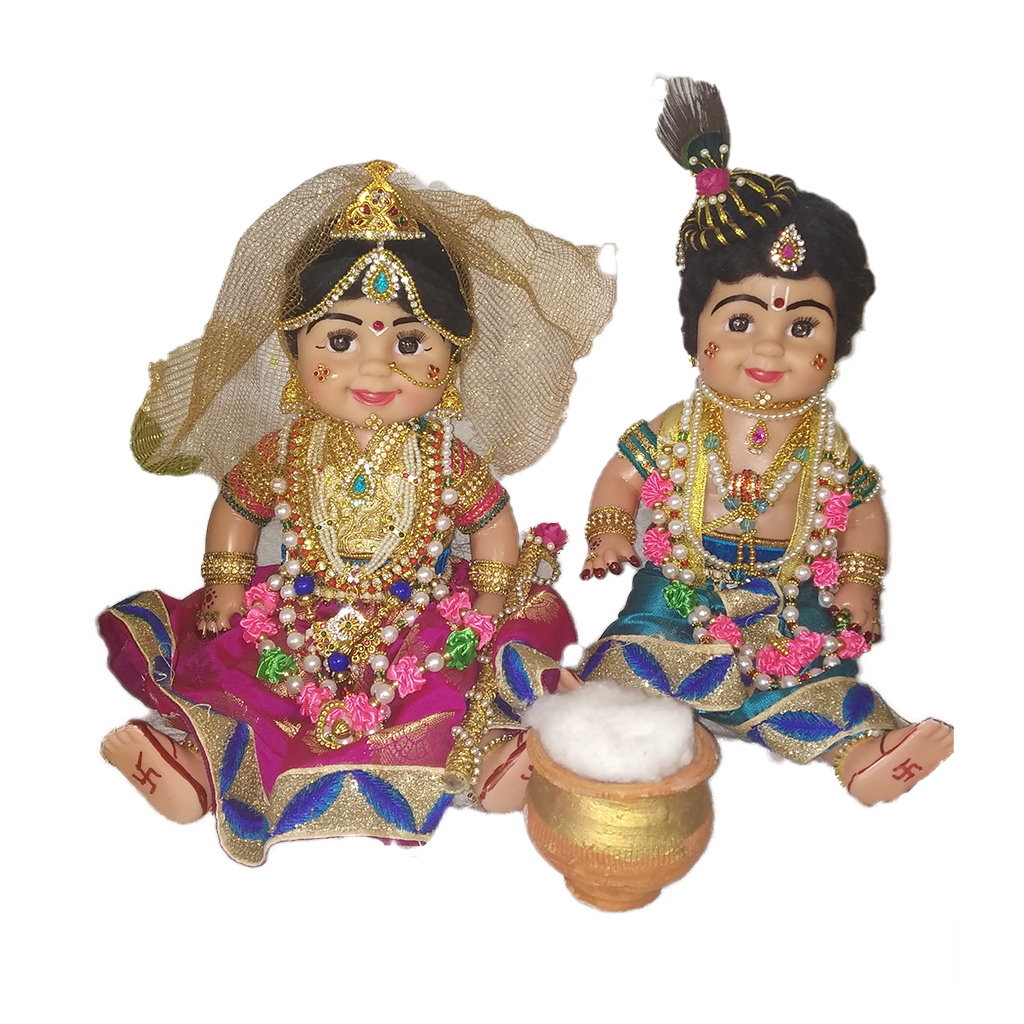 Buy this cute Radha Krishna Dolls Online | Trogons