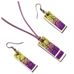 Lines and shades pendant set