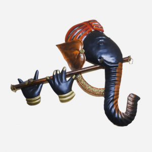 Ganesha playing flute