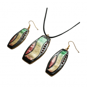 Dragonfly pendant set