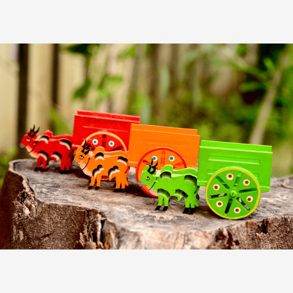 wooden bullock cart