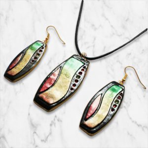 Dragonfly pendant set