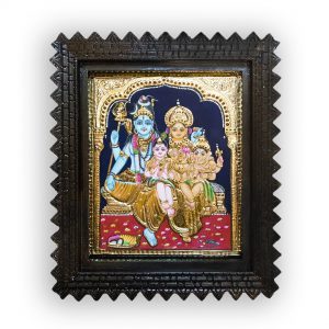 Lord Shiva family painting