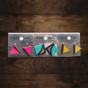 Geometric shape wooden studs