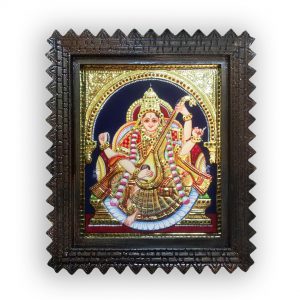 Godess saraswati painting