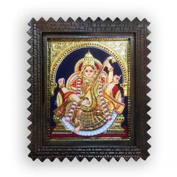 Godess saraswati painting