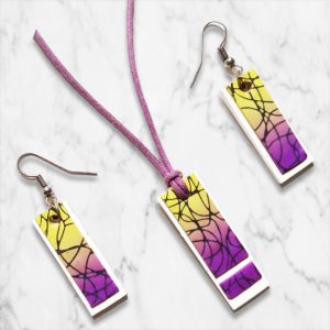 Lines and shades pendant set
