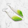Trendy hook drop dangler earring