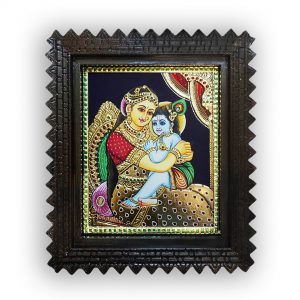 Bala gopal and Yashoda painting