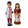 Paper quilling bride and groom set