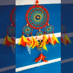 Orange - Yellow wall hanging