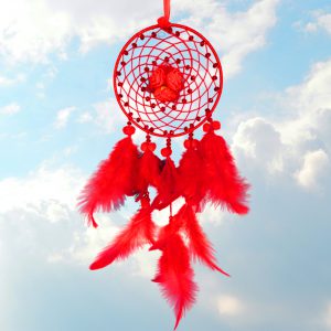 Dream catcher Red wall hanging