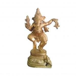 Tanjore Ganpati Bronze Idol