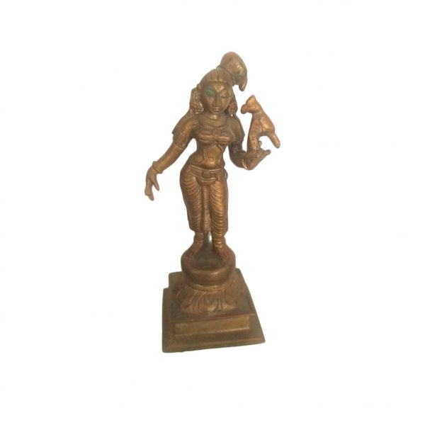 goddess andal bronze statue