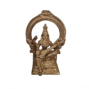 bronze goddess saraswathi
