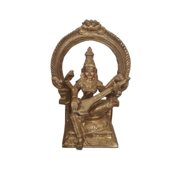 bronze goddess saraswathi