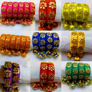 Silk thread bangles