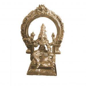 bronze Goddess Bhuvaneshwari idol
