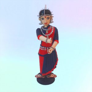 Paper quilling odissi dancer