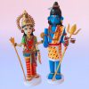Paper quilling Shiva and Parvathy set