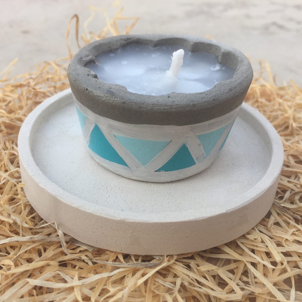 Buy Minty Triangles candle holders Online Trogons