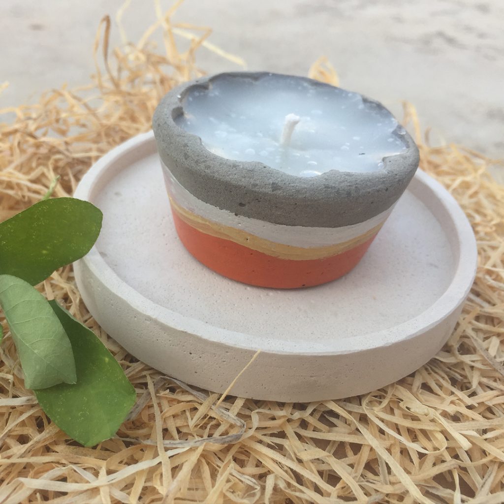 Buy Pretty Orange candle holders Online Trogons